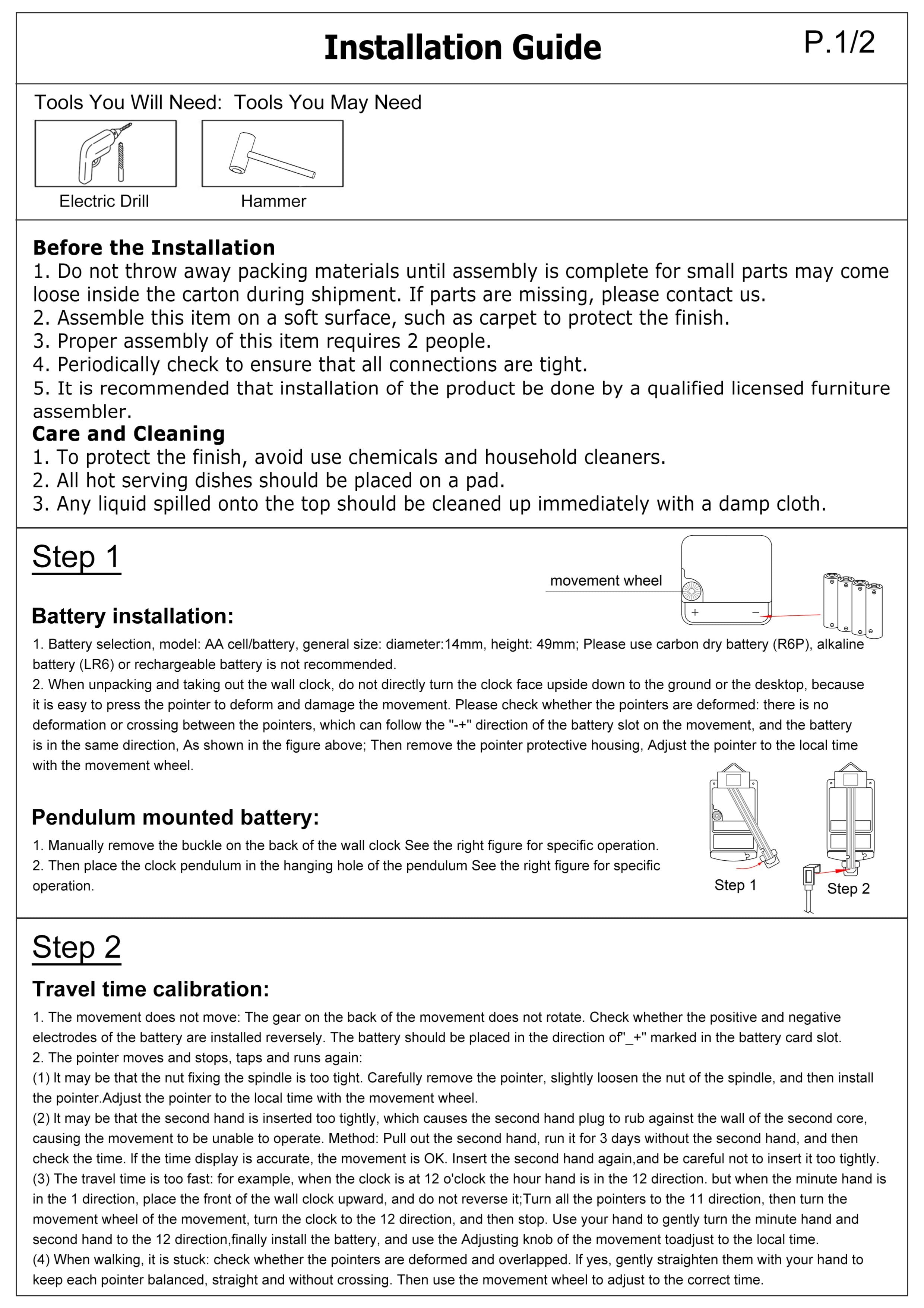 Wall Clocks Instruction P 1 2 ArtdecoPro   Clock1 2 A4d92656 B84a 461c A5c9 71811d62d267 