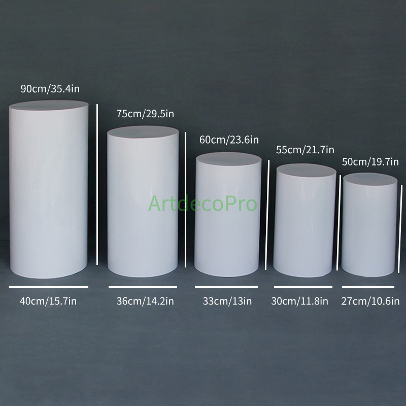 5 PCs Set Cylinder With 5 PCs Covers