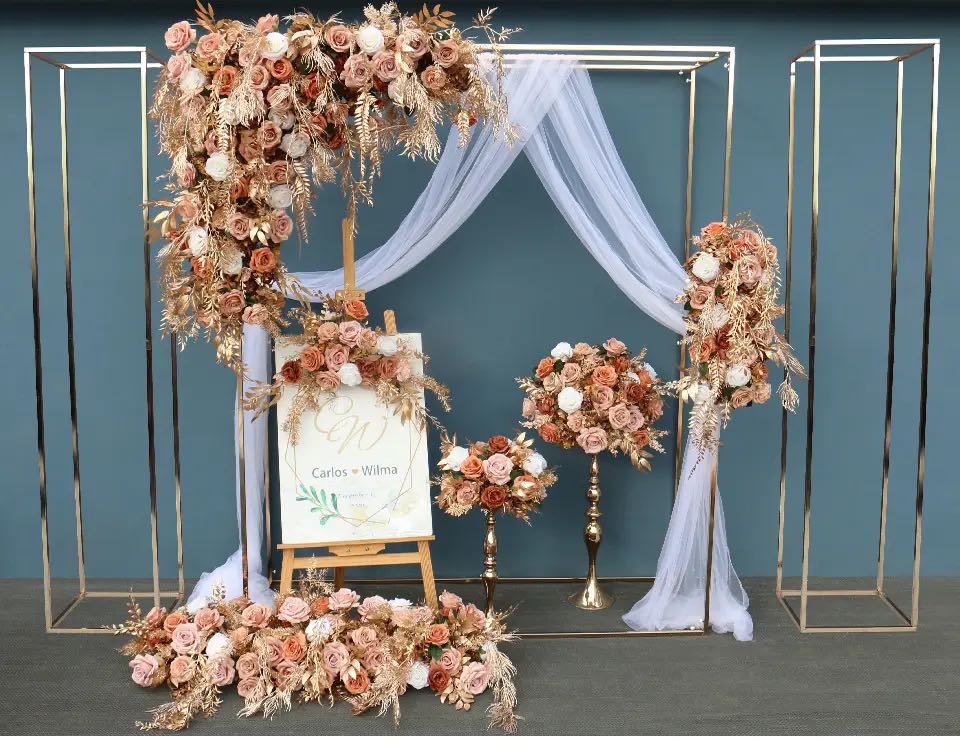 Square Floral Backdrop Stand