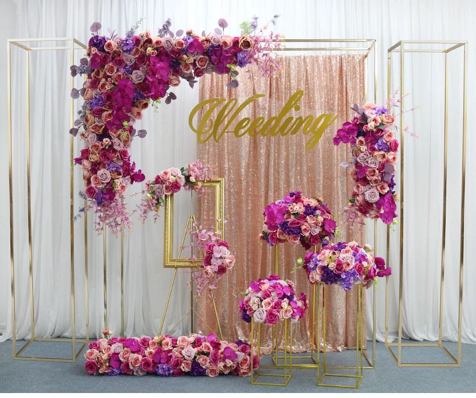 Square Floral Backdrop Stand