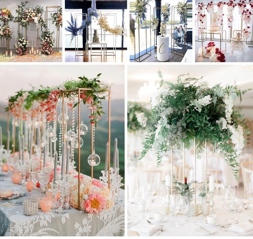 Square Floral Backdrop Stand