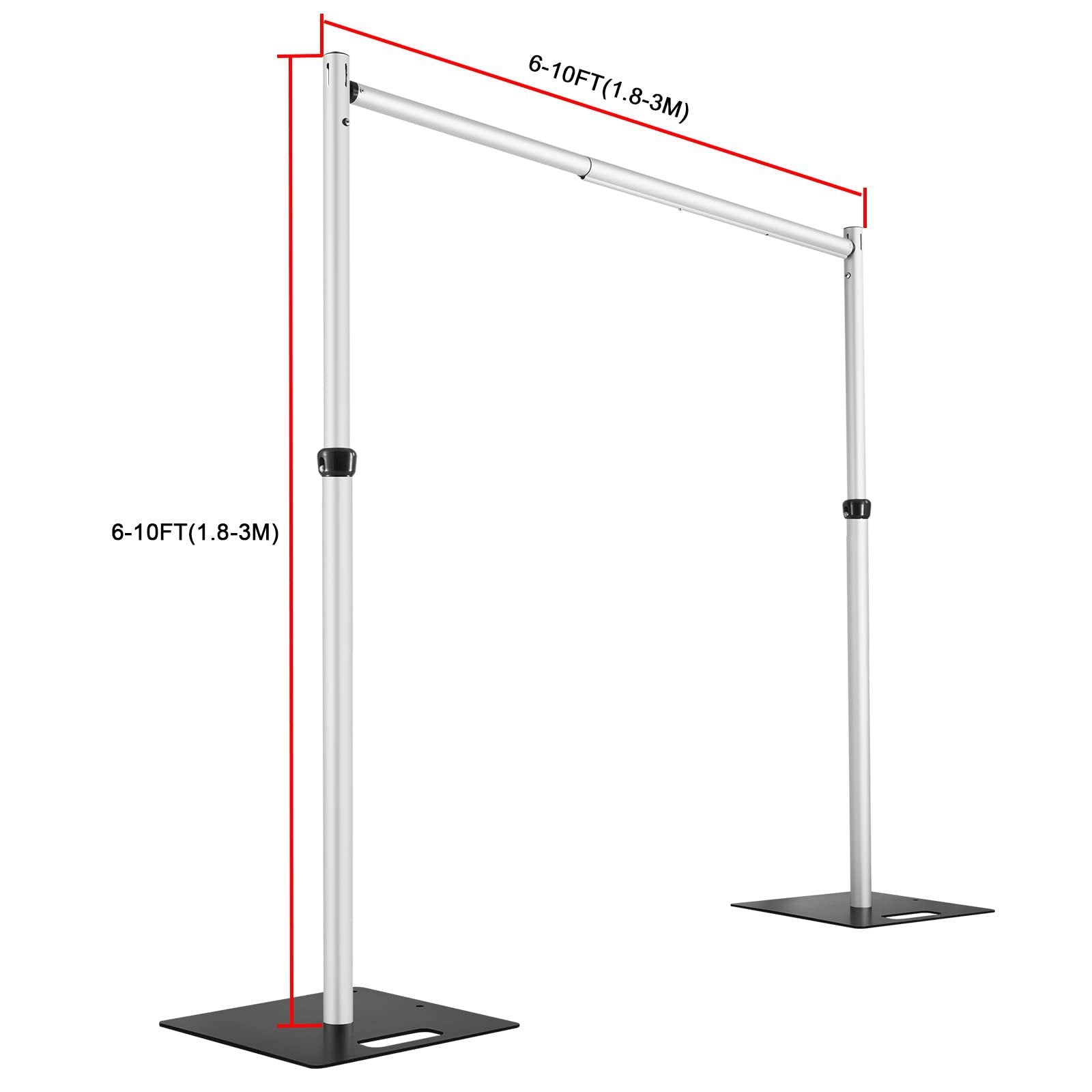 Heavy Duty Adjustable Backdrop Stand 