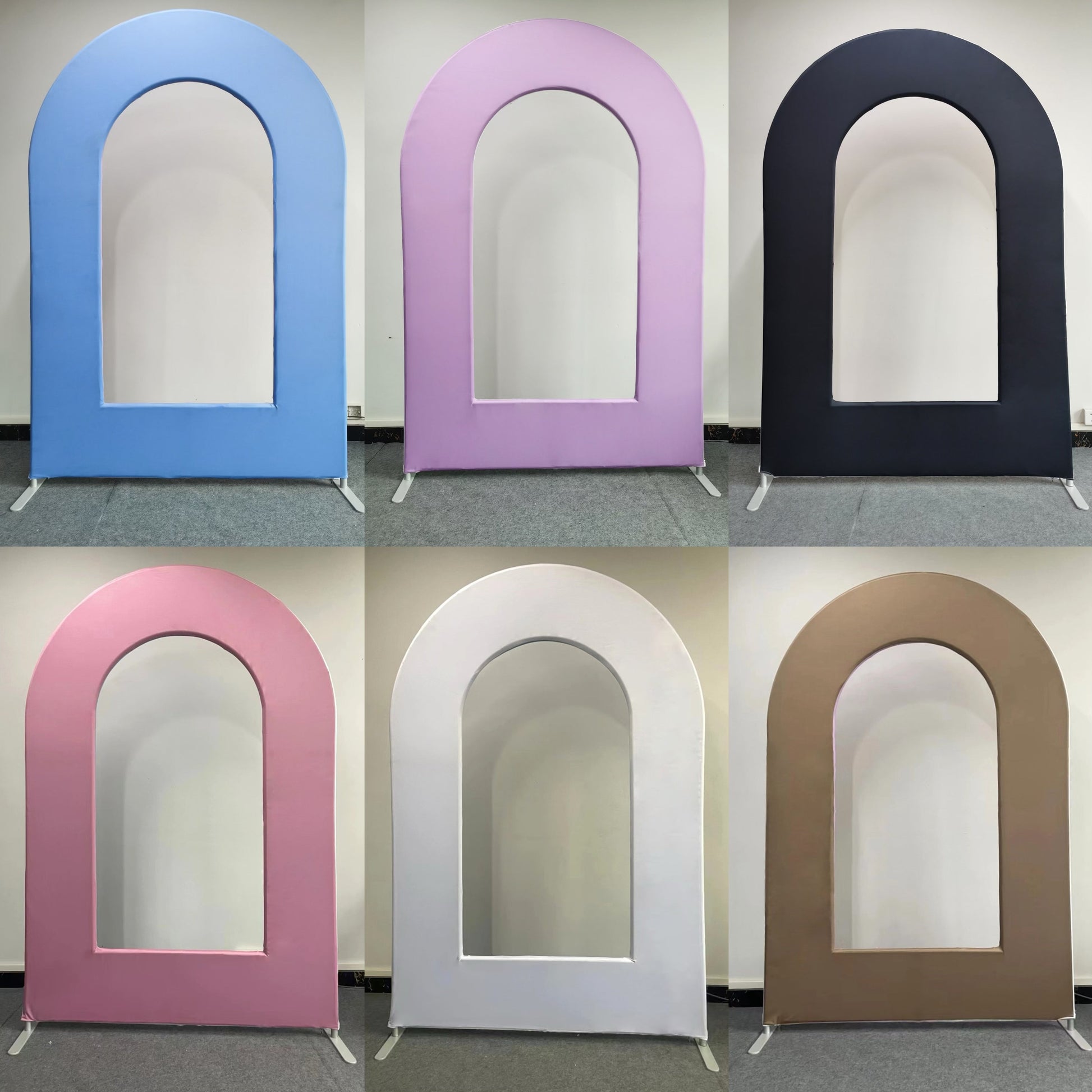 Covers With Zipper For Open Wall Arched Stand