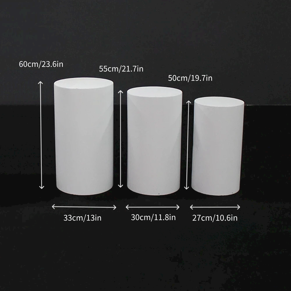 3 pcs set small stable durable cylinder