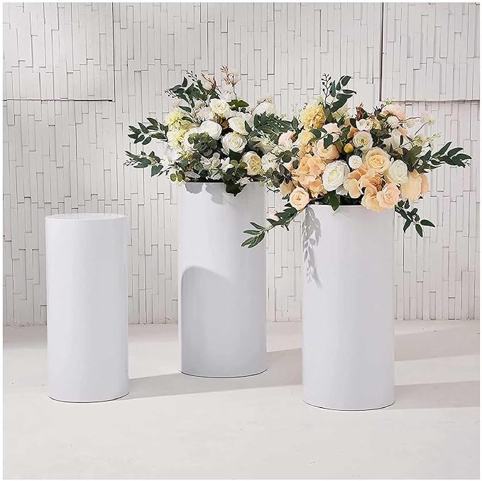 3 PCs-Set Metal Durable Cylinder Stand