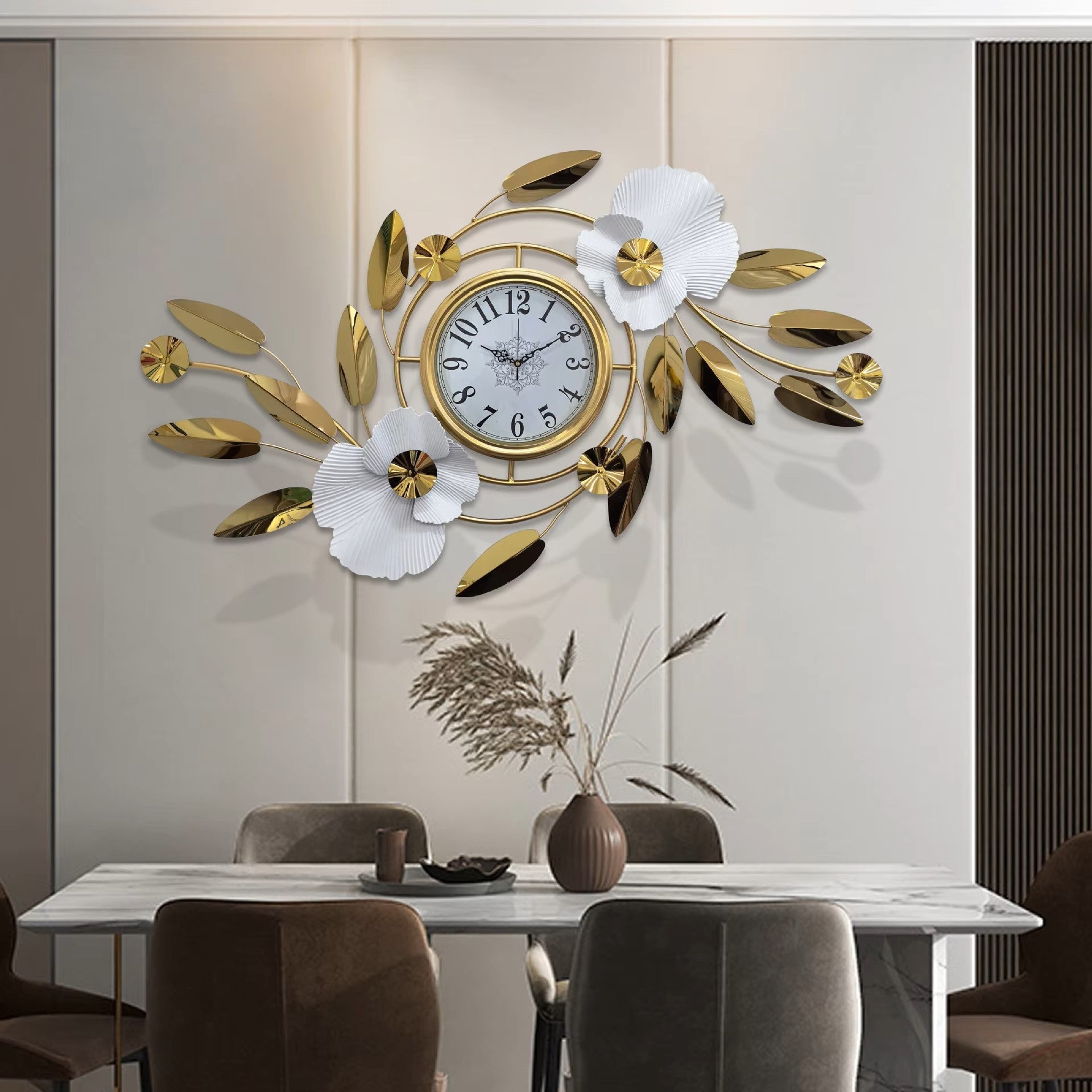 Modern Creative Stainless Steel Wall Clock