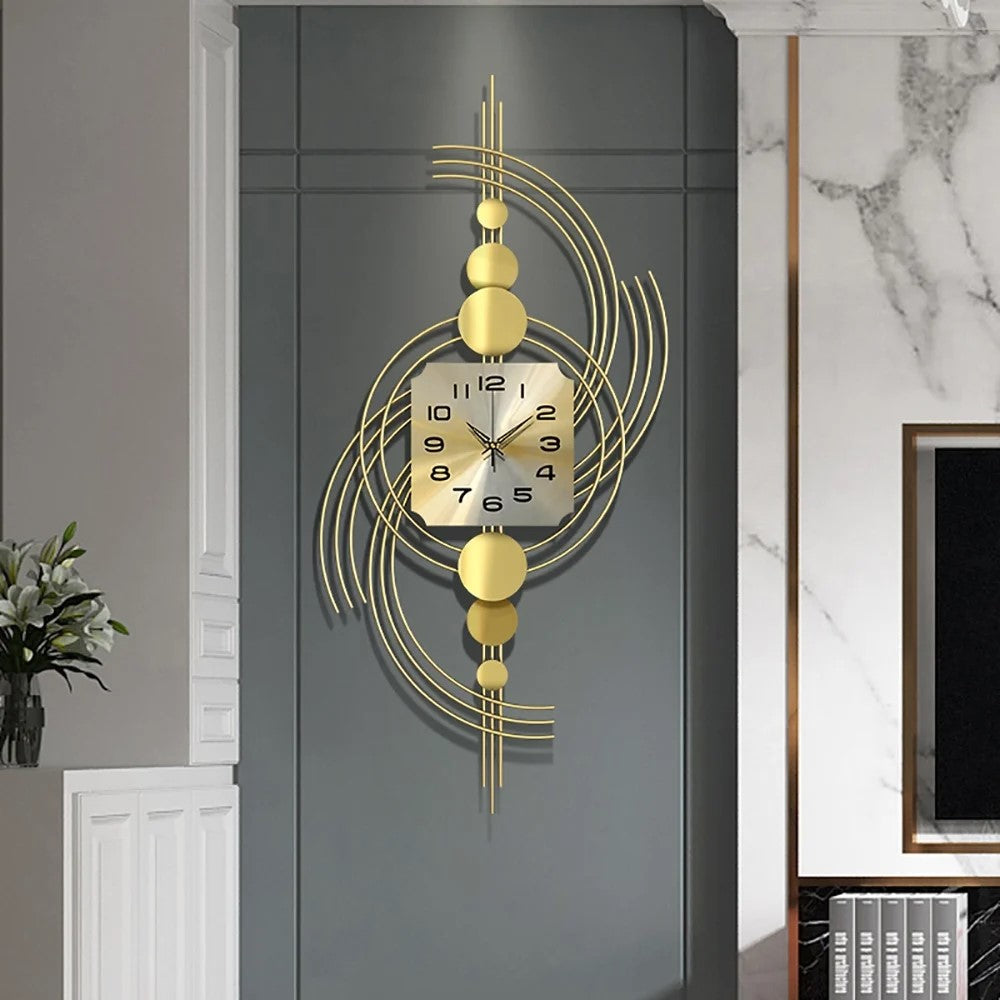 Handmade Oversized 3D Modern Metal Wall Clock