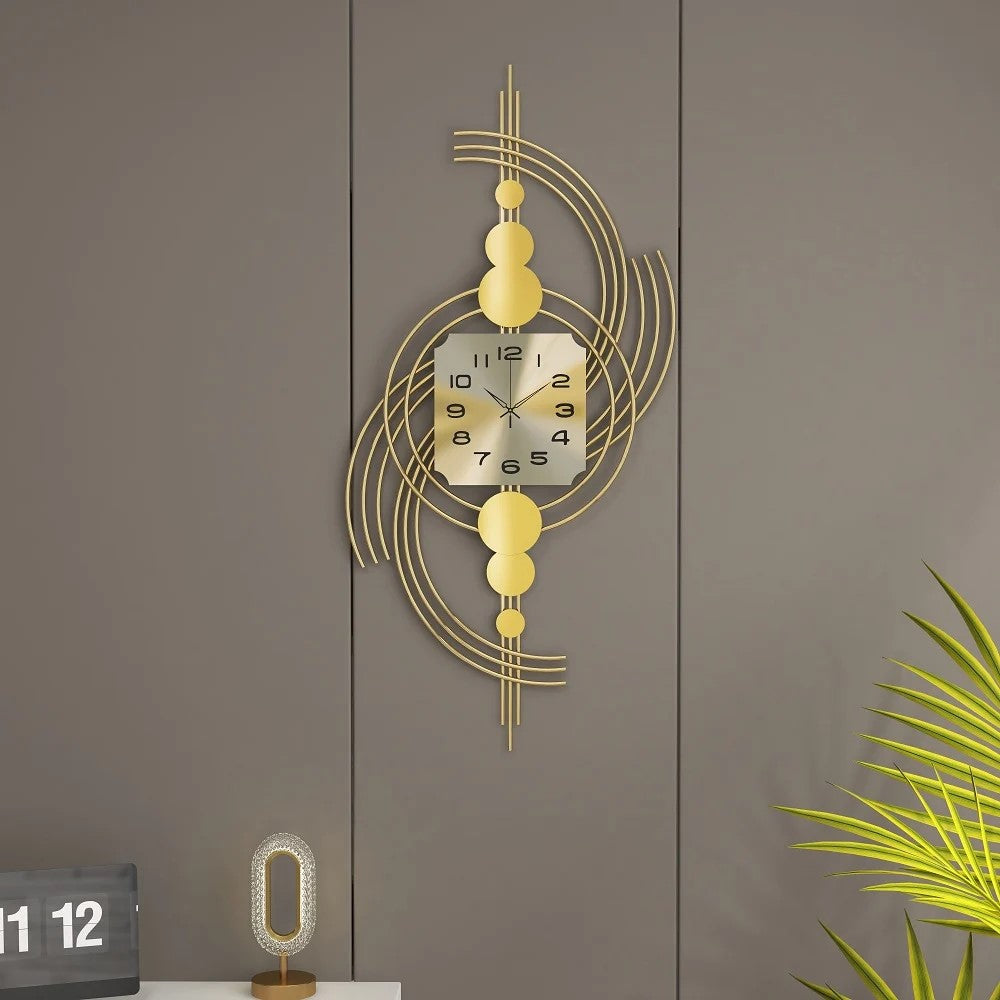 Handmade Oversized 3D Modern Metal Wall Clock