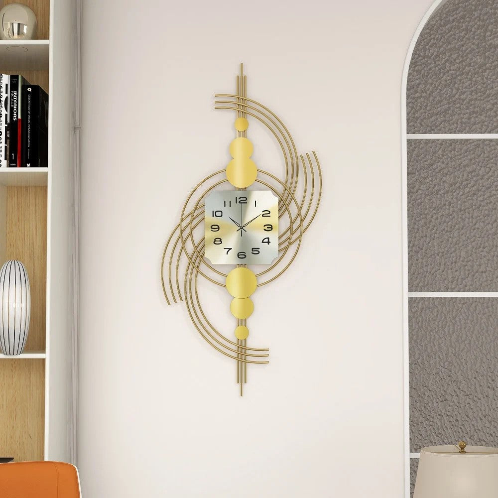 Handmade Oversized 3D Modern Metal Wall Clock