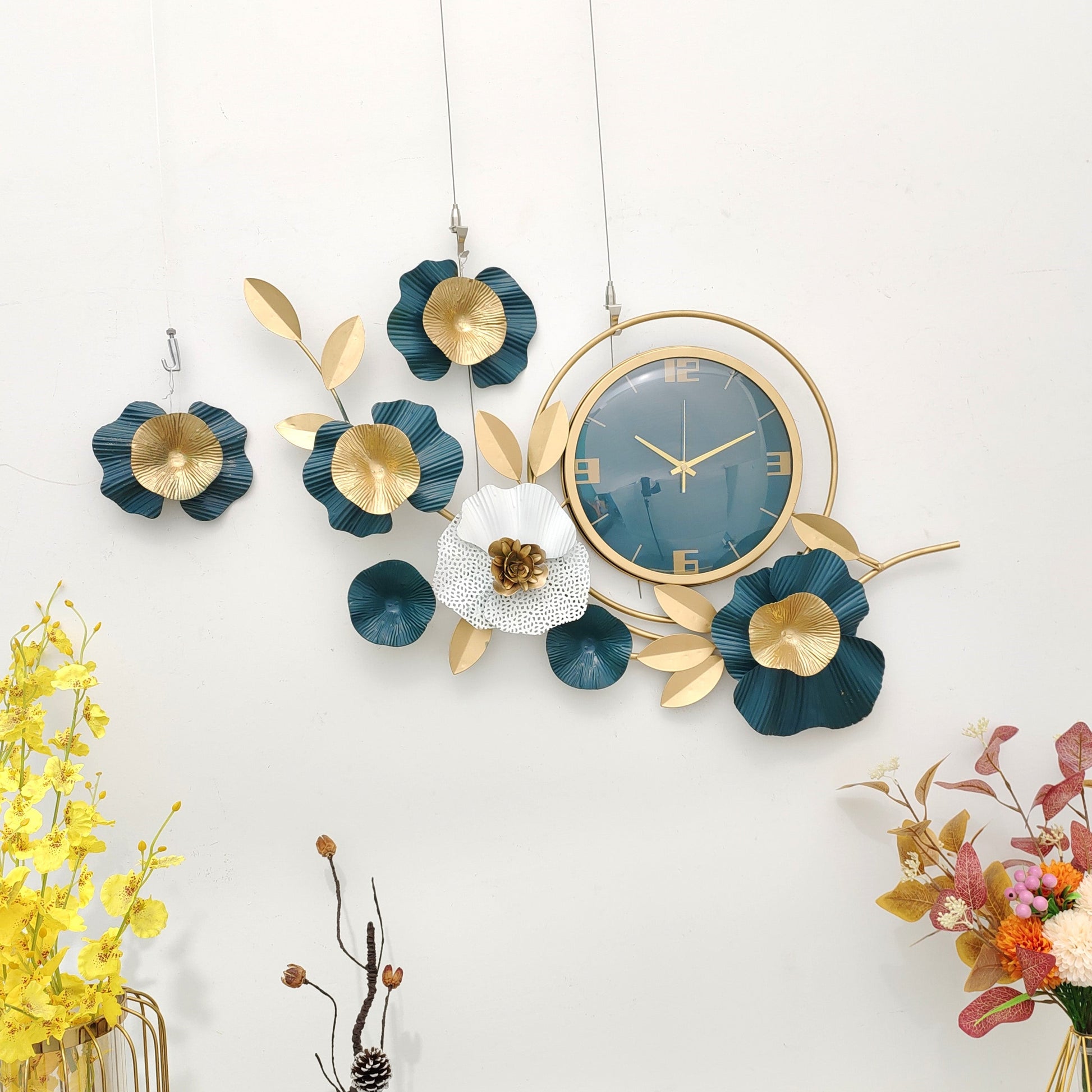 Contemporary Stainless Steel Wall Clock