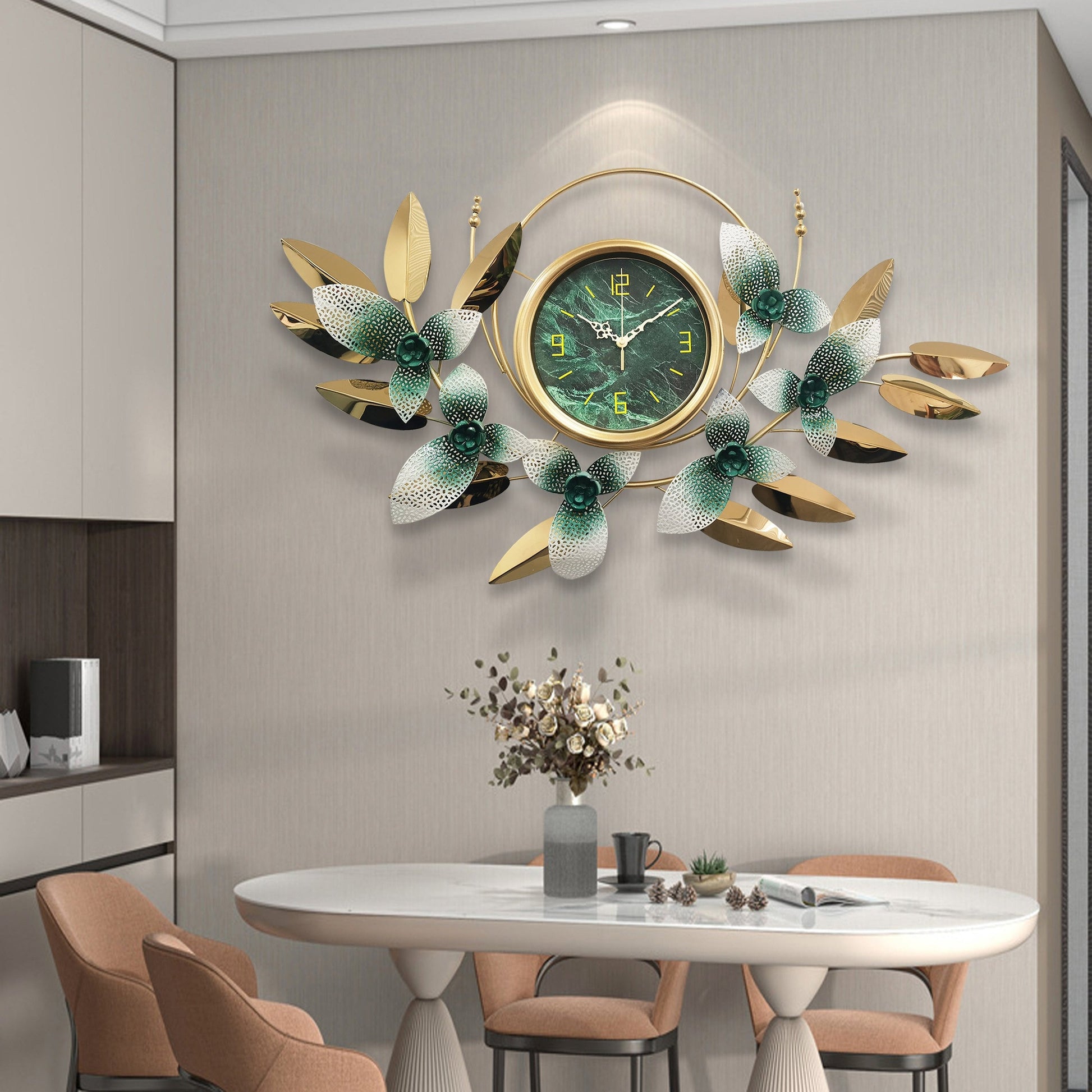 Modern Creative Stainless Steel Wall Clock