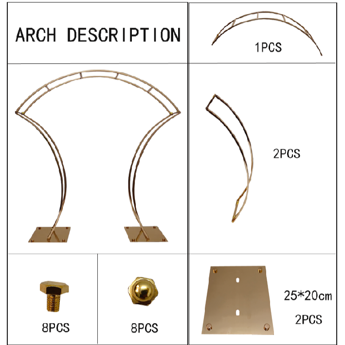 Arch Table Floral Stand