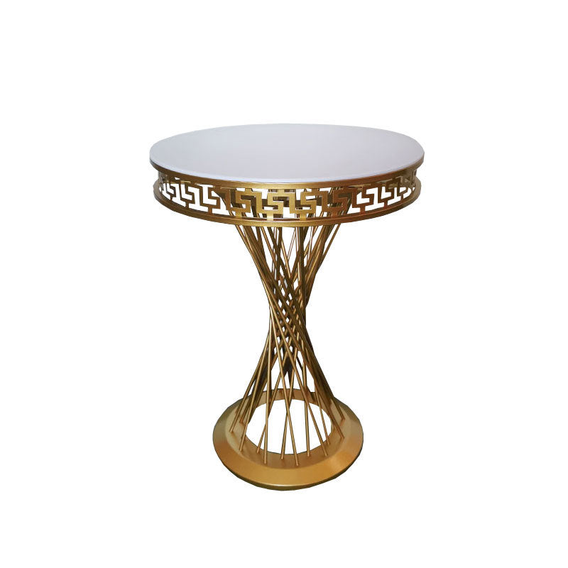 Twist Metal Gold Pedestal Dessert Floral Stands