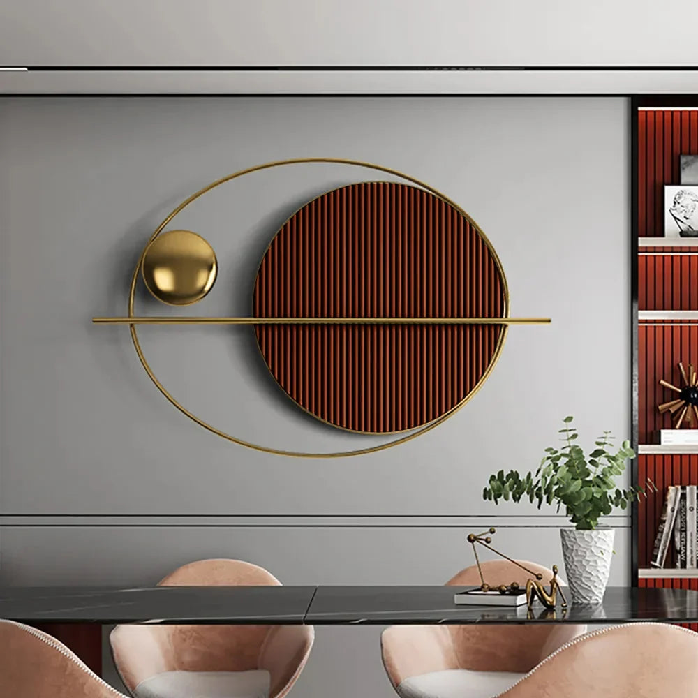 Geometric 3D Modern Metal Wall Decor