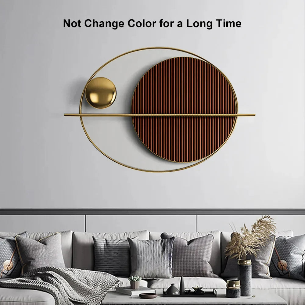 Geometric 3D Modern Metal Wall Decor