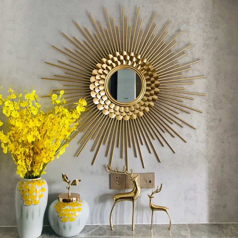 Handmade Sunflower Wall Mirror