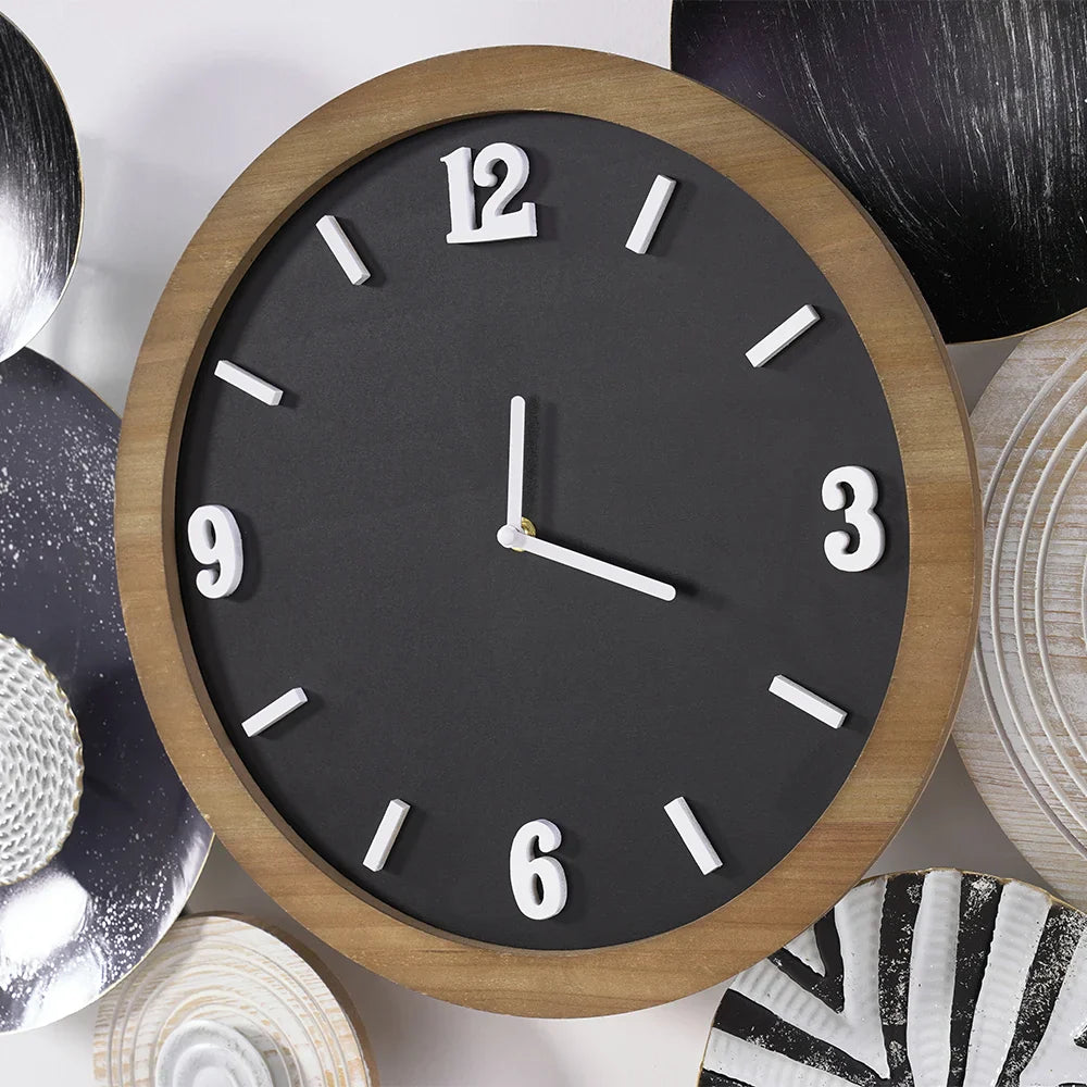 Handmade 3D Modern Geometric Multi-Circle Metal Silent Wall Clock