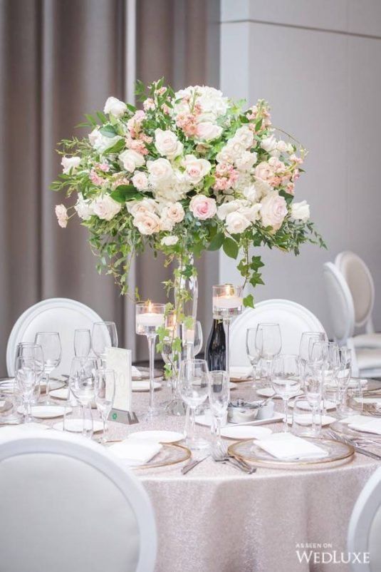 Crystal Table Floral Stand