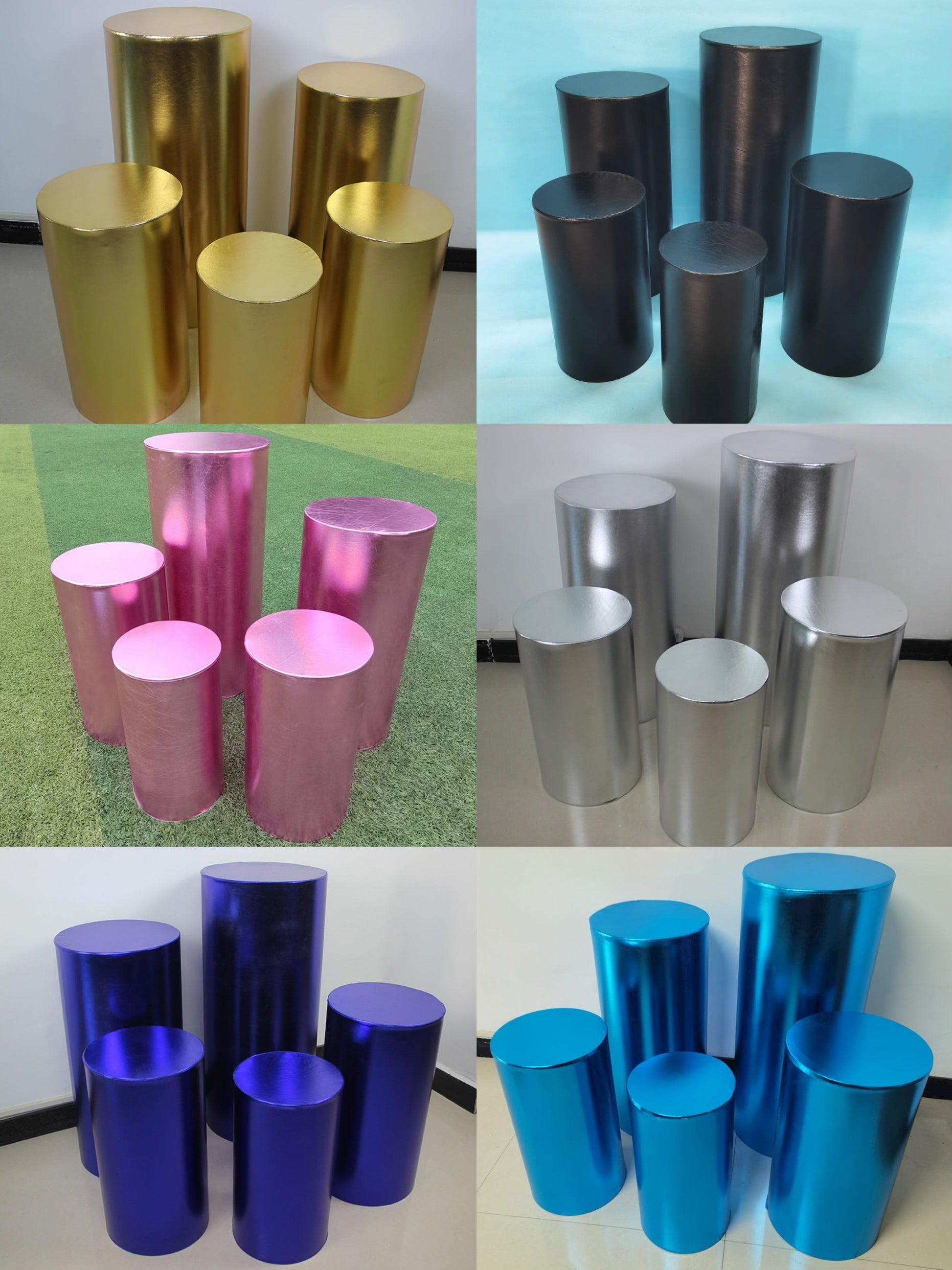 5-PC Set Cylinder Covers